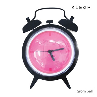 KlearObject Grom bell wall clock นาฬิกาแขวนผนัง นาฬิกาตั้งโต๊ะ นาฬิกาอะคริลิค รูปทรงนาฬิกาปลุก : K218