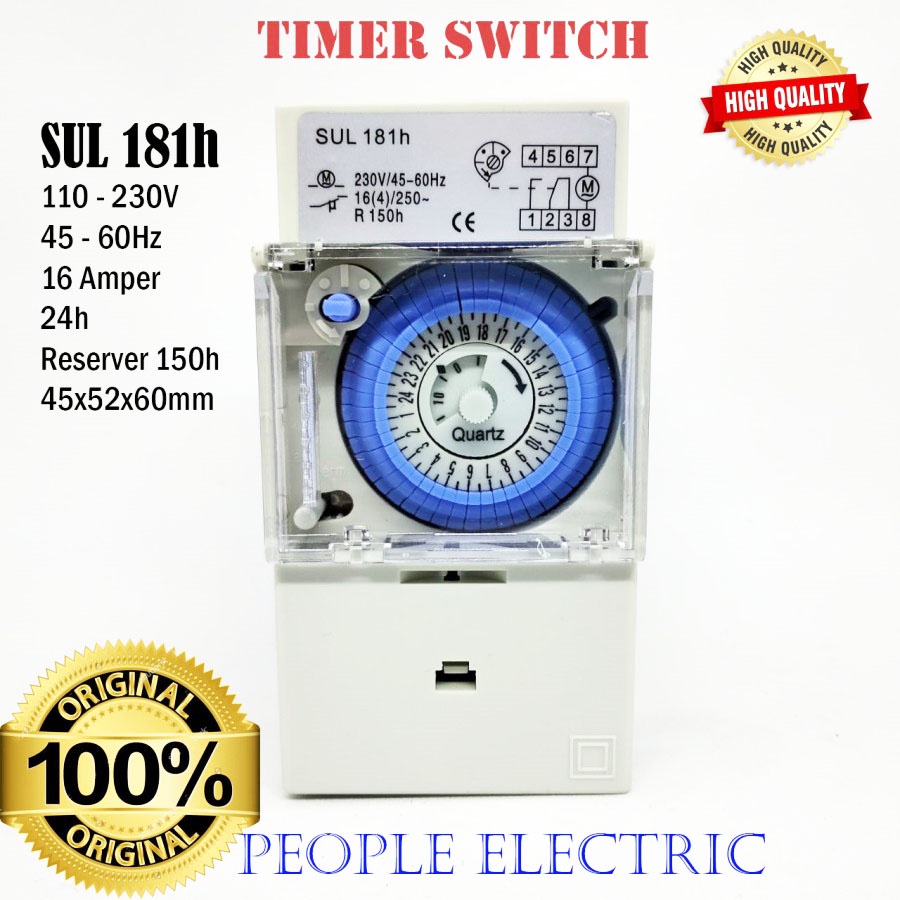 Sul181h TIMER SWITCH ANALOG SUL 181H