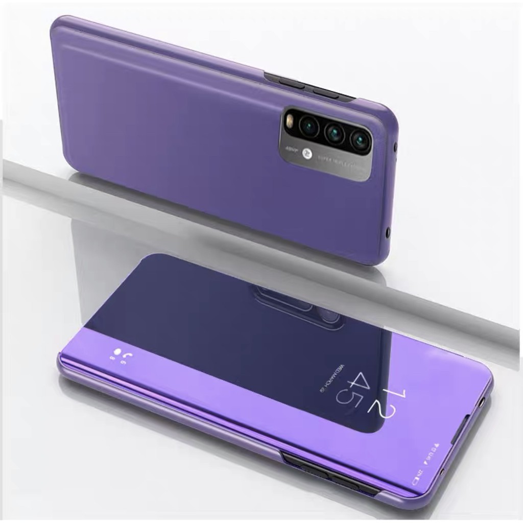เคสเปิดปิดเงา Case Xiaomi Redmi 9T  เคสกันกระแทกตั้งได้ ฝาเปิดปิดเงา SmartCase พร้อมส่ง