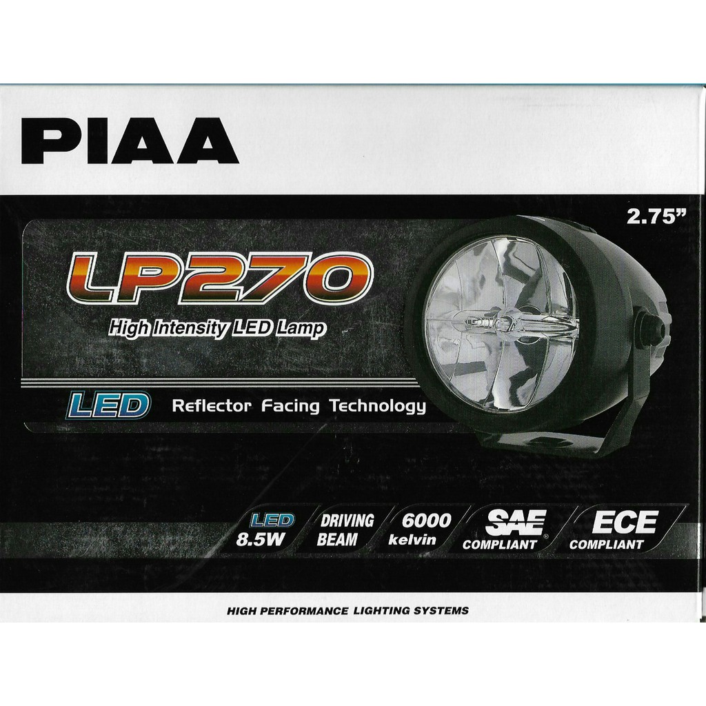 สปอร์ตไลท์Spotlight LED PIAA LP270 2.7" Driving (White 6000K)