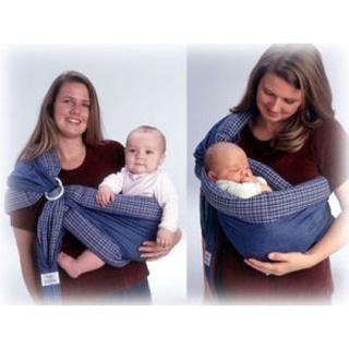 เบบี้สลิง Nojo the original baby sling ผ้าอุ้มเด็ก ผืนใหญ่ สำหรับแรกเกิด - เด็กโตหรือน้ำหนักไม่เกิน 15 โล สภาพ 85%