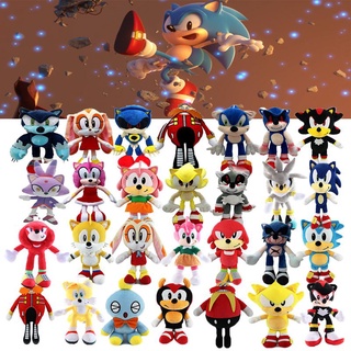 ตุ๊กตานุ่ม รูปการ์ตูนสัตว์โซนิค Peluche Sonic Sonic ของเล่นสําหรับเด็ก