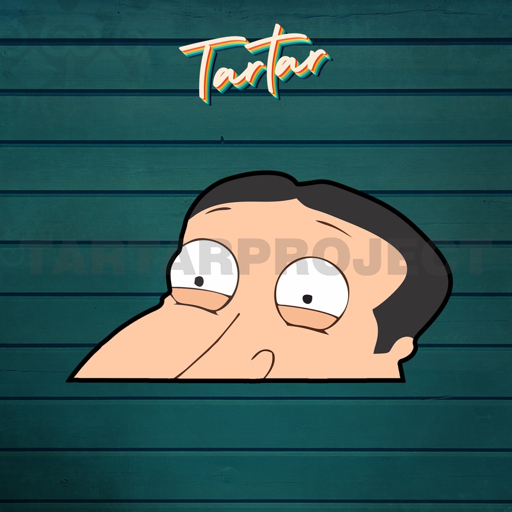 สติ๊กเกอร์ไวนิล - Peeker Quagmire Family Guy