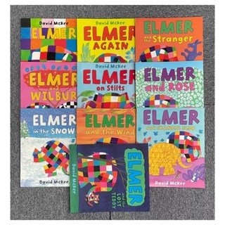 Elmer by David Mckee 10 books set English Edition (พร้อมส่ง)