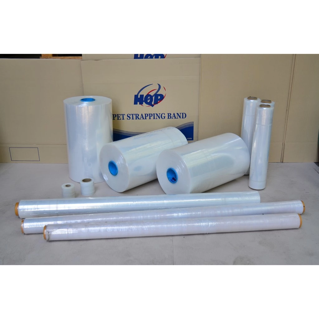 ฟิล์มยืด/ ฟิล์มพันพาเลท/ Stretch Films เกรด A หนา 20 ไมครอน กว้าง 50/120/140 ซม. ยาว 300/400 เมตร น้ำหนักเต็มทุกม้วน