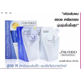 คริสทาไลซิ่ง สเตรช อัลฟ่า เอ็น ครีม ยูนิโดส เซ็ท ผลิตภัณฑ์ยืดผม สูตรN (ชุดเซ็ท) ปริมาณ125กรัม