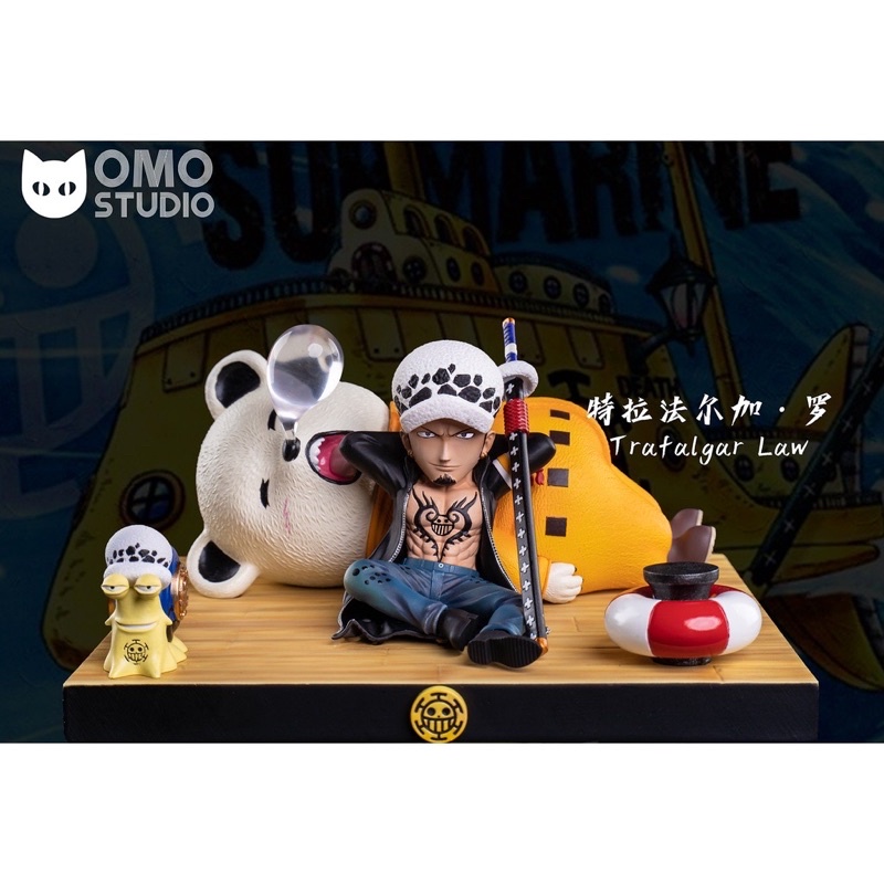 พร้อมส่ง เรซิ่น วันพีช OMO studio Bepo & Law - One Piece