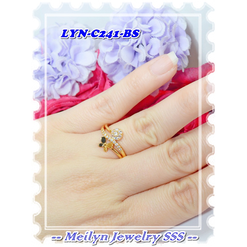LYN Original Meilyn Brand 18K Gold Plated Ring