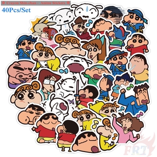 ❉ Crayon Shin-chan - Series 02 Anime สติ๊กเกอร์ ❉ 40Pcs/Set DIY Decals สติ๊กเกอร์ for Album Diary Laptop Scrapbooks Skateboard