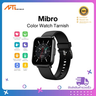 (ของแท้+พร้อมส่งจาก กทม ) Mibro color watch tarnish นาฬิกาสมาร์ทวอทช์ ออกซิเจนในเลือด SpO2 รองรับภาษาไทย