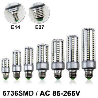 E27 E14 หลอดไฟ LED ข้าวโพด 5736 SMD หลอดไฟวัน 5W 9W 12W 25W สำหรับห้องนอนอุตสาหกรรม