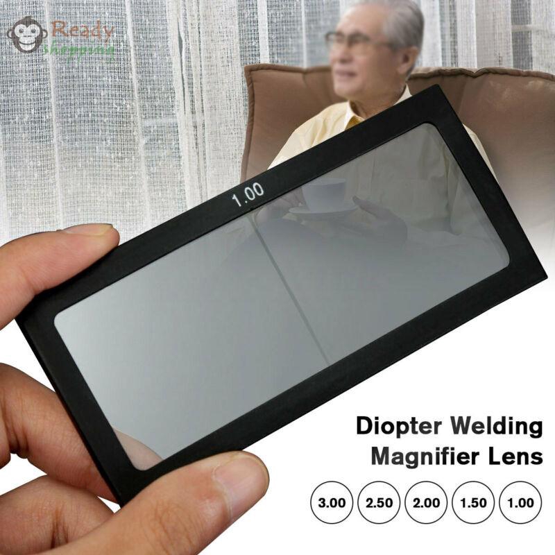 Magnifying Glass Lens Welding Magnifier Welder Screen Helmet Diopter 1.
