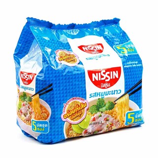 Nissin นิสชิน บะหมี่กึ่งสำเร็จรูป รสหมูมะนาว 60 ก. แพ็ค 5