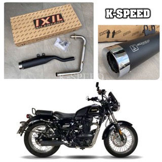 ท่อสูตร Ixil Ironhead ทรงกระบอก Full system  For Benelli imperiale 400 (สินค้าแท้จากk-speed)