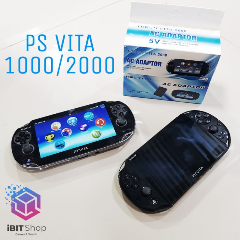 PS VITA 1000/2000 แปลงแล้ว อุปกรณ์พร้อมเล่น โหลดเกมส์เองได้ มือสอง