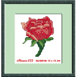 ไอแอมครอสติช iamcrossstitch DIY รหัสTmini-023 15x15 cm. ชุดอุปกรณ์งานฝีมือปักครอสติชครบชุด