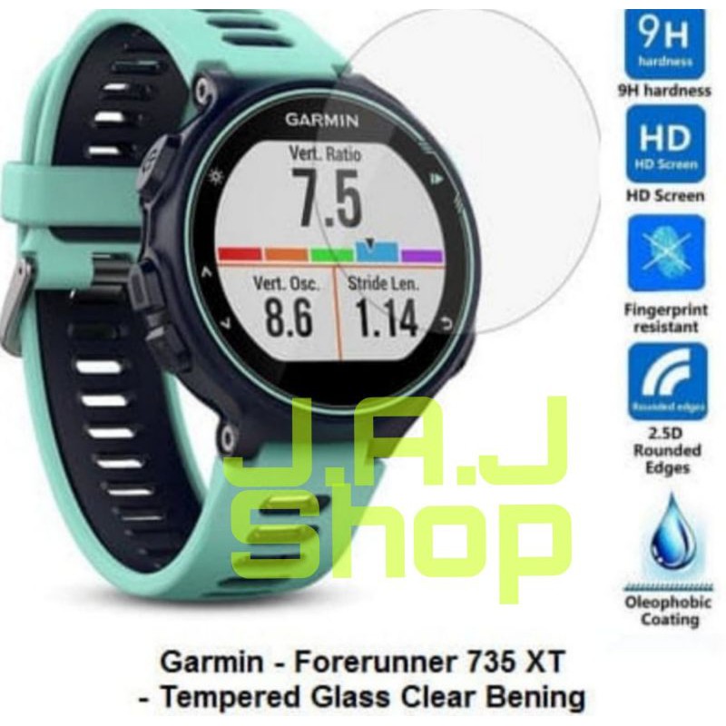 LAYAR TEMPERED GLASS GARMIN FORERUNNER 735 XT 735XT ANTI-SCRATCH Glass WATCH SCREEN GUARD PROTECTOR