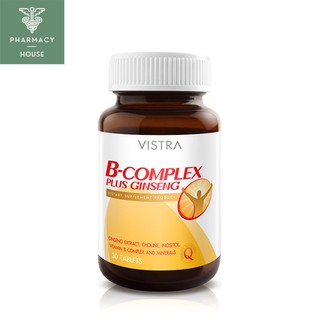 Vistra B-complex plus ginseng 30 tablets