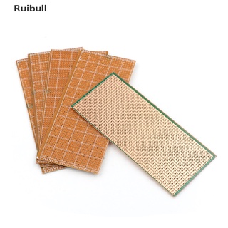 [Ruibull] 5 Pcs 6.5x14.5cm Stripboard Veroboard Uncut PCB Platine Single Side Circuit Board Hot Sale