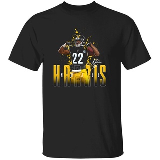 [COD]เสื้อยืด ผ้าฝ้าย พิมพ์ลาย Najee Harris Pittsburgh Steelers แฟชั่นสําหรับผู้ชายS-5XL