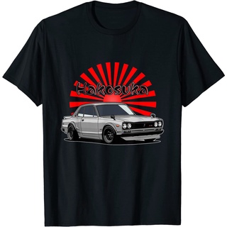 เสื้อยืด พิมพ์ลายรถยนต์ Hakosuka C10 Skyline GTR JDM