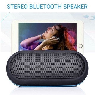 ลำโพง บูลทูธ ลำโพงพกพา กันน้ำ Bluetooth Stereo (สีดำ) ดีไซร์สวย