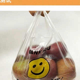 ถุงลายการ์ตูนหัวยิ้มถุงใส่ของเเบบน่ารักมาก รับประกัน พร้อมส่ง