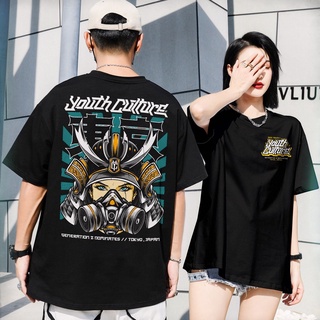 เสื้อยืดผ้าฝ้ายพิมพ์ลายขายดี ❉✒✒YOUTH CULTURE® STREETWEAR STYLE BLACK TSHIRT UNISEX SHIRT TRENDY TOPS MEN WOMEN TEE PREM