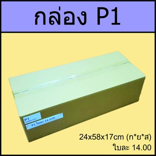 กล่อง P1  24x58x17cm