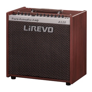 Lirevo Acoustic A120 *ของแท้รับประกันศูนย์* แอมป์กีต้าร์โปร่ง พร้อมช่องไมค์, 6.5 นิ้ว, 120w, Chorus / Delay / Reverb