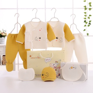 ((พร้อมส่ง)) ((ผ้าหนา))ชุดเซ็ทเด็กแรกเกิดถึง3เดือน เซ็ท 7 ชิ้น เซ็ทของขวัญแรกเกิด เสื้อผ้าเด็ก