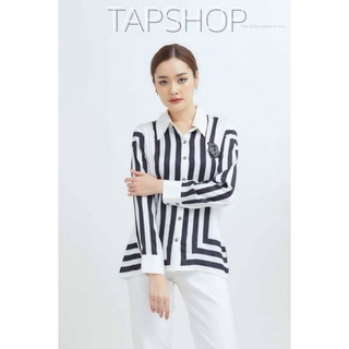 🌷TAPSHOP เสื้อเชิ้ตแขนยาว งานป้าย 2xl อก 44" ของใหม่💯🌷