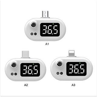 เทอร์โมมิเตอร์ เครื่องวัดอุณหภูมิUSB โทรศัพท์มือถือสมาร์ทโฟน  เครื่องวัดไข้ เครื่องวัดอุณหภูมิอินฟรา