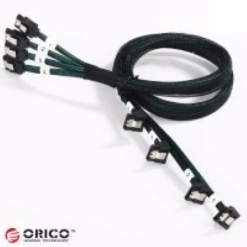 Super Speed SATA 3.0 III SATA3 6GB/s Hard Disk Drive Cable Durable ยี้ห้อ ORICO CPD-7P6G- BW904s 4 x