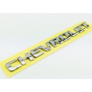 โลโก้ตัวอักษร แยก เชฟโรเลต ชุบโครเมี่ยม Chevrolet logo Cruze mirebo vehicle logo back trunk sticker logo