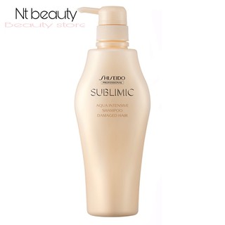 shiseido Sublimic aqua shampoo 500 ml ชิเชโด้ ซับลิมิก เดอะแฮร์แคร์ อะควา อินเทนซีฟ แชมพู แชมพูอควา แชมพูชิเชโด้