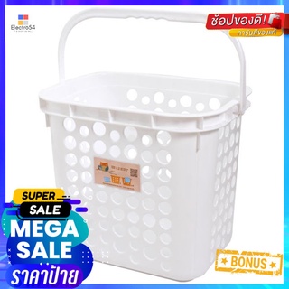 ตะกร้าผ้าเหลี่ยม 5010 ขาว PLIMSQUARE BASKET 5010 PLIM WHITE