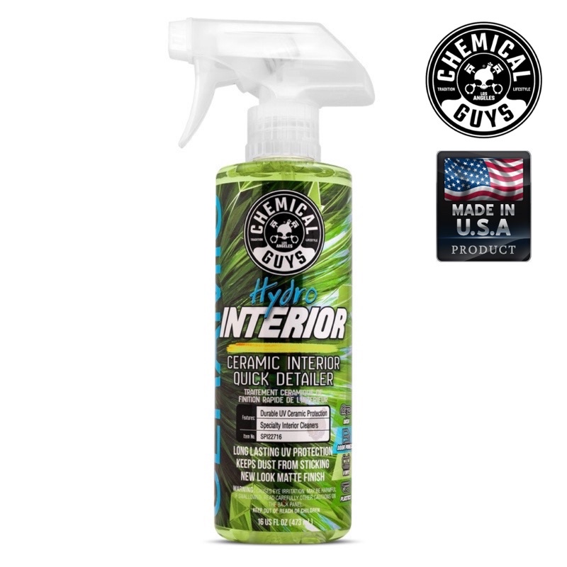 (ของแท้ %) Hydrointerior Ceramic Interior Detailer (16oz.) chemicalguys น้ำยาทำความสะอาดและเคลือบภายในรถยนต์