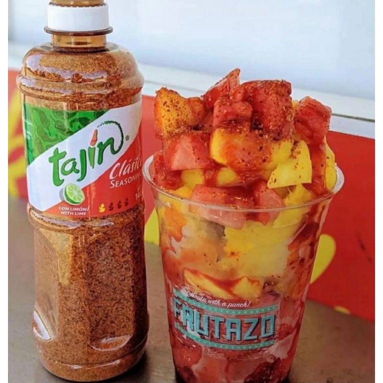 EXP 10/26 Tajin seasoning ทานกับอะไรก็อร่อย ketoทานได้ไม่มีซ้ำ ผงเเนวเม็กซิกัน มะนาวเม็กซิกันขวดใหญ่