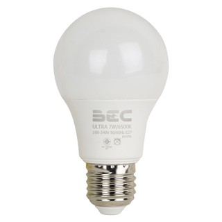 หลอดไฟ LED หลอด LED BULB ULTRA A60 7 วัตต์ E27 DAY LIGHT BEC หลอดไฟ โคมไฟ หลอดไฟ LED BULB BEC ULTRA A60 E27 7W DAYLIGHT