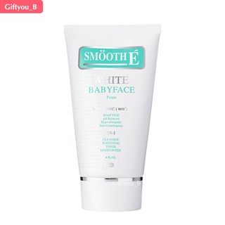 Smooth E White Baby Face Foam  สมูทอี ไวท์ เบบี้ เฟซ โฟม โฟมล้างหน้าให้ผิวกระจ่างใสขนาด 1 oz, 2oz, และ 4 oz.