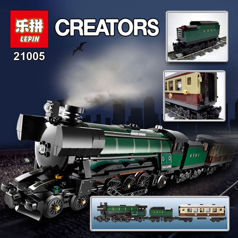 เลโก้ รถไฟ LEPIN 21005 Creators รถจักรไอน้ำ
