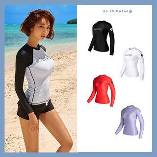 [ผญ] เสื้อว่ายน้ำ แขนยาว ผญ. กันUV Eve Rashguard BARREL  [GG.SWIMWEAR]