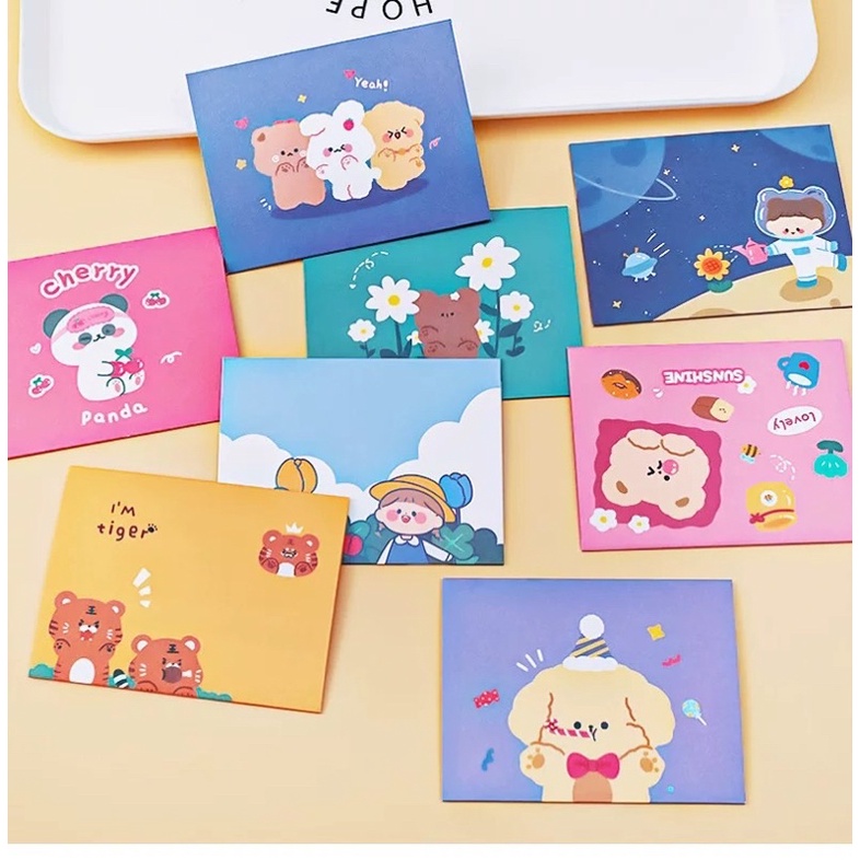 [ลดพิเศษ] การ์ดอวยพร วันเกิด การ์ดเชิญ ขอบคุณ น่ารักๆ ของขวัญ จดหมาย DIY ปีใหม่ ขอบคุณลูกค้า โปสการ์