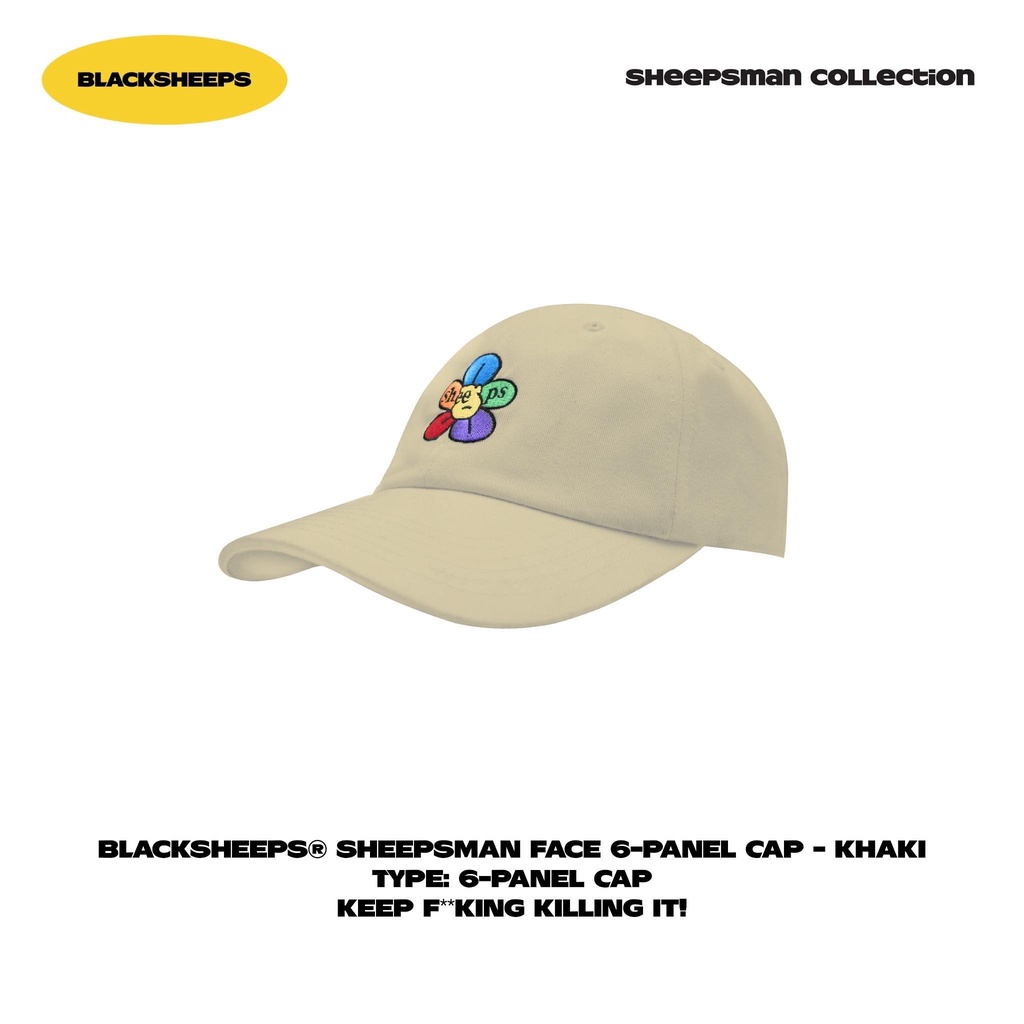 หมวกแก๊ป BLACKSHEEPS Face 6-Panel