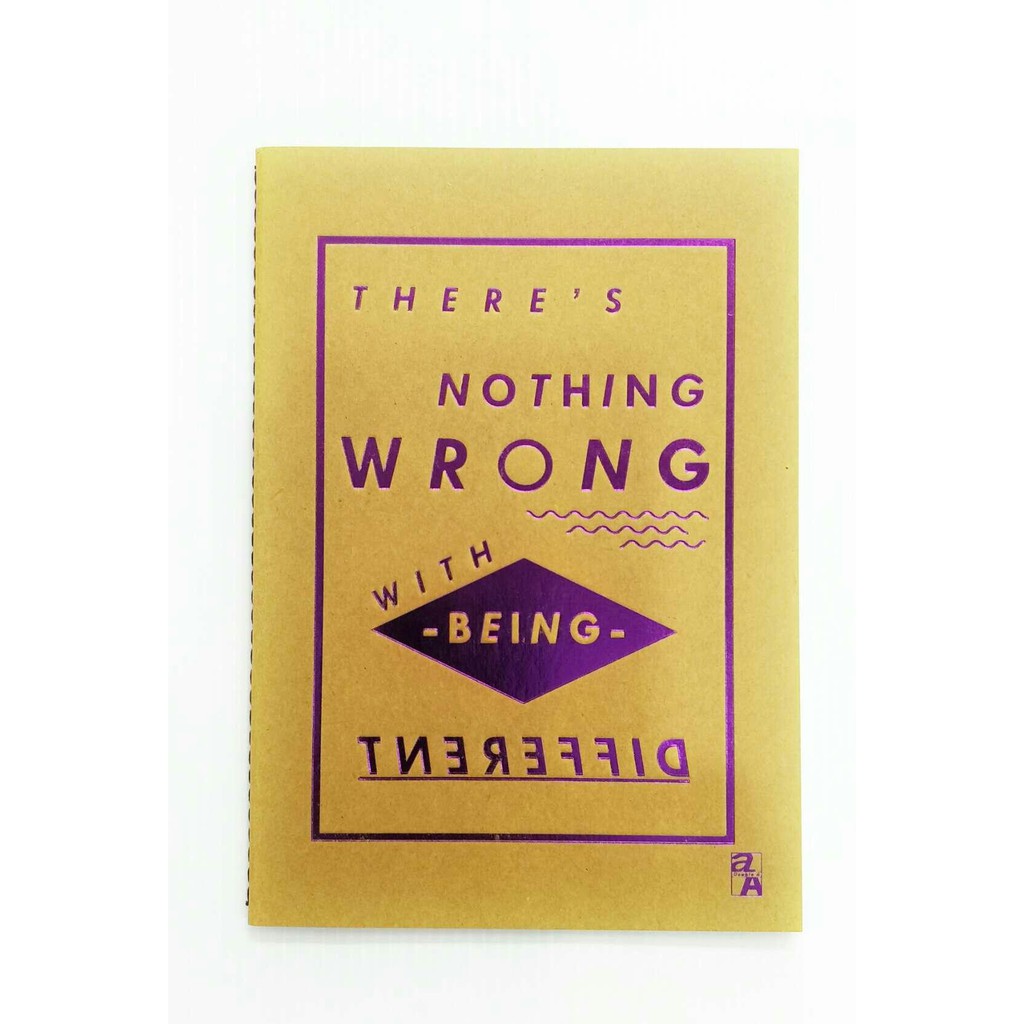 สมุดโน้ตไม่มีเส้นA5 /40p 4เล่มคละลาย AA