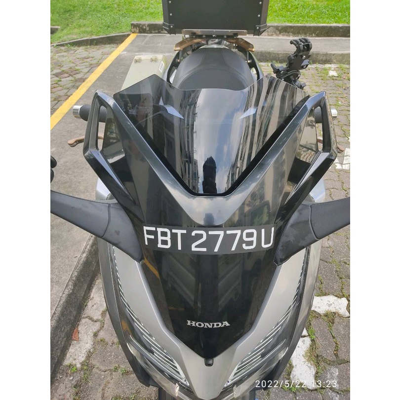 ชิวหน้า honda forza 300 และ 350 สูง 15 นิ้ว อคิลิคหนา 3 มิล มีสีให้เลือก สินค้าสำหรับรถ honda forza300-350(ชิวforza 15')
