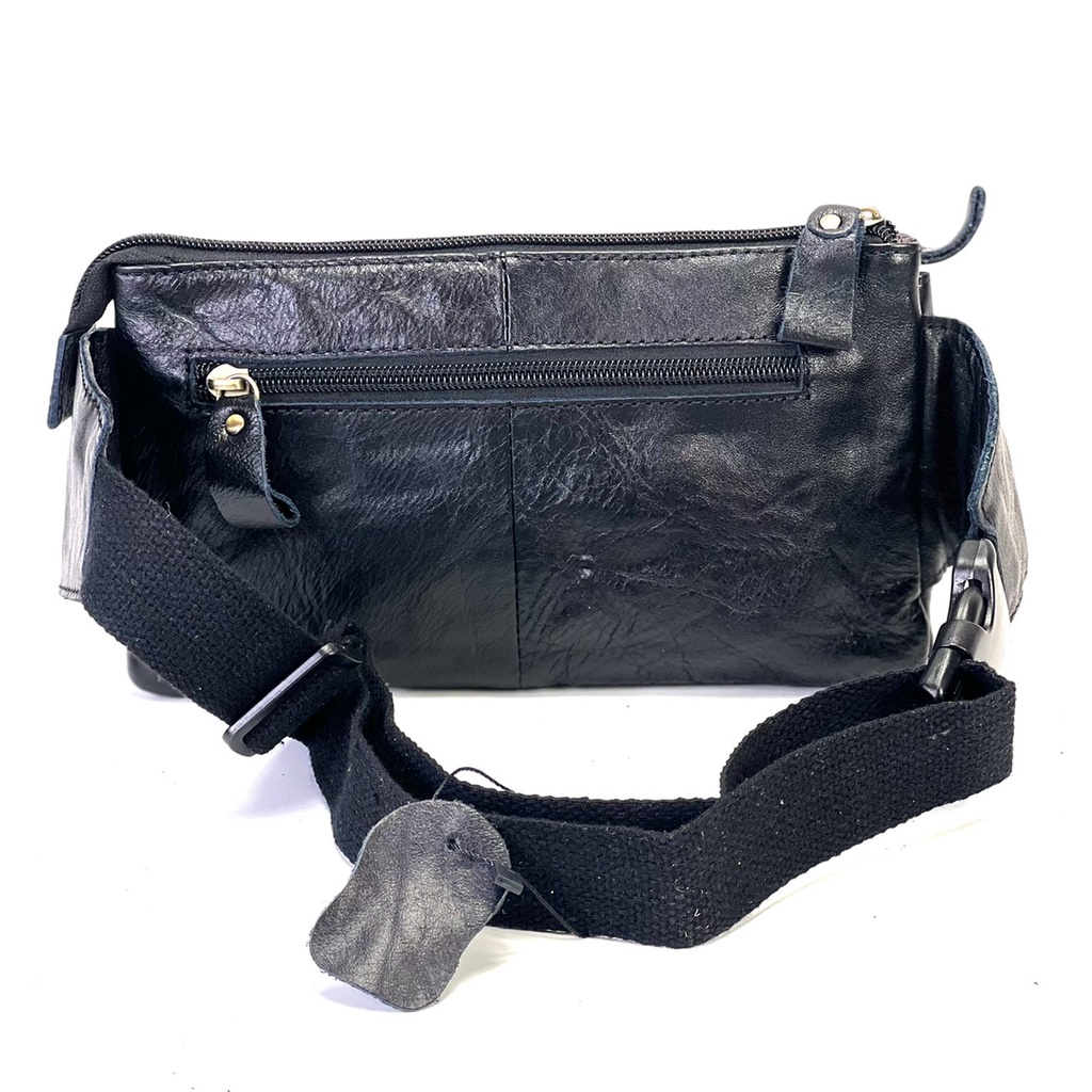 Chinatown leather กระเป๋าวัวหนังแท้ คาดเอว สะพายหน้าอก รูปที่ 4