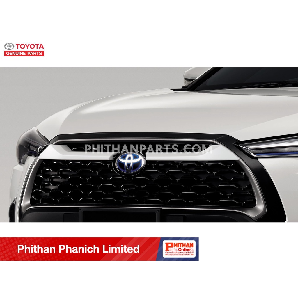 คิ้วกระจังหน้า สีแดง TOYOTA Front Grille Garnish Red Mica Metallic 3R3  A-PC401-0A00D-26