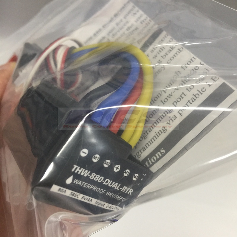 HW 7804096 THW-880-RTR DUAL RTR Brushed ESC / Waterproof (นำเข้าโดย TAMIYA ประเทศไทย)